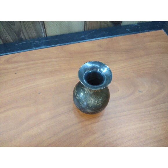 Antique Vase Pitcher Osborn & Co Quadruple Silver Plate Etched - Picture 2 of 8